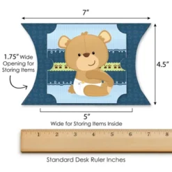 Big Dot Of Happiness Baby Boy Teddy Bear - Favor Gift Boxes - Baby Shower Large Pillow Boxes - Set Of 12 -Party Planers Store GUEST 5e47e1ca f0ea 4310 aac8 af5a7f175ba8