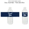 Big Dot Of Happiness Navy Blue Elegantly Simple - Guest Party Favors Water Bottle Sticker Labels - Set Of 20 -Party Planers Store GUEST 5e4a3da5 dea9 40f5 a60a a47ed10219a7