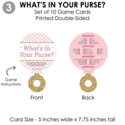 Big Dot Of Happiness Hello Little One - Pink And Gold - 4 Girl Baby Shower Games - 10 Cards Each - Gamerific Bundle -Party Planers Store GUEST 5e7479aa af61 4f03 8015 ce9634073516