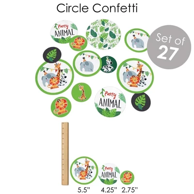 Big Dot Of Happiness Jungle Party Animals - Safari Zoo Animal Birthday Party Or Baby Shower Supplies - Banner Decoration Kit - Fundle Bundle 7 Big Dot Of Happiness Jungle Party Animals - Safari Zoo Animal Birthday Party Or Baby Shower Supplies - Banner Decoration Kit - Fundle Bundle - Image 5