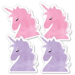 Big Dot Of Happiness Rainbow Unicorn - Decorations DIY Magical Unicorn Baby Shower Or Birthday Party Essentials - Set Of 20
