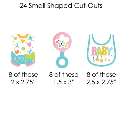 Big Dot Of Happiness Colorful Baby Shower - Gender Neutral Party DIY Decorations - Clothespin Garland Banner - 44 Pieces 6 Big Dot Of Happiness Colorful Baby Shower - Gender Neutral Party DIY Decorations - Clothespin Garland Banner - 44 Pieces - Image 4