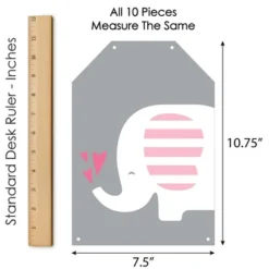 Big Dot Of Happiness Pink Elephant - Hanging Vertical Paper Door Banners - Girl Baby Shower Or Birthday Party Wall Decoration Kit - Indoor Door Decor -Party Planers Store GUEST 6041f870 9a1c 46be a430 7b5165886c17