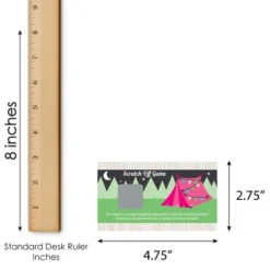 Big Dot Of Happiness Let's Go Glamping - Camp Glamp Party Or Birthday Party Game Scratch Off Cards - 22 Count 9 Big Dot Of Happiness Let's Go Glamping - Camp Glamp Party Or Birthday Party Game Scratch Off Cards - 22 Count -Party Planers Store GUEST 60bc40ad efc8 4847 982c 194172cb7ced