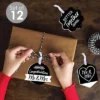 Big Dot Of Happiness Mr. And Mrs. - Assorted Hanging Black And White Wedding Or Bridal Shower Favor Tags - Gift Tag Toppers - Set Of 12 -Party Planers Store GUEST 6143f733 5b67 4f55 88be 394edcc5a479