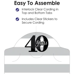 Big Dot Of Happiness We Still Do - 40th Wedding Anniversary - Anniversary Party Vertical Photo Garland 35 Pieces -Party Planers Store GUEST 62709e8e 6c97 43c5 8a07 ac630dcabffd