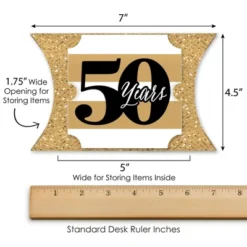 Big Dot Of Happiness We Still Do - 50th Wedding Anniversary - Favor Gift Boxes - Anniversary Party Large Pillow Boxes - Set Of 12 -Party Planers Store GUEST 635f2e45 2ffb 48ce bde7 5fc223fa7c9c