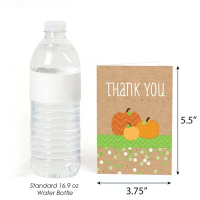 Big Dot Of Happiness Pumpkin Patch - Fall, Halloween Or Thanksgiving Baby Shower Or Birthday Party Thank You Cards (8 Count) 4 Big Dot Of Happiness Pumpkin Patch - Fall, Halloween Or Thanksgiving Baby Shower Or Birthday Party Thank You Cards (8 Count) - Image 2