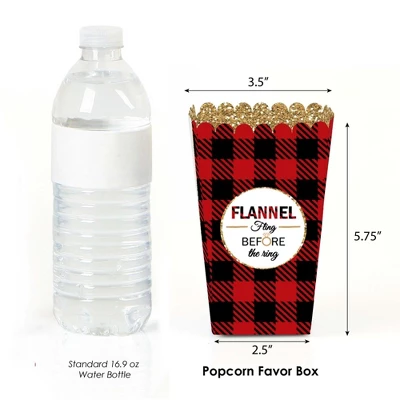 Big Dot Of Happiness Flannel Fling Before The Ring - Buffalo Plaid Bachelorette Party Favor Popcorn Treat Boxes - Set Of 12 3 Big Dot Of Happiness Flannel Fling Before The Ring - Buffalo Plaid Bachelorette Party Favor Popcorn Treat Boxes - Set Of 12