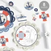 Big Dot Of Happiness Ahoy - Nautical - Happy Birthday Party Supplies Kit - Ready To Party Pack - 8 Guests