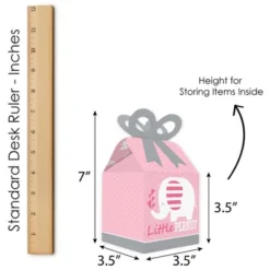 Big Dot Of Happiness Pink Elephant - Square Favor Gift Boxes - Girl Baby Shower Or Birthday Party Bow Boxes - Set Of 12 -Party Planers Store GUEST 65b1b9e0 28f6 4f9e a1d1 ac64a9b0c762