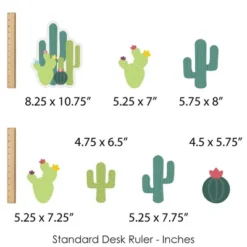 Big Dot Of Happiness Prickly Cactus Party - Fiesta Party Centerpiece Sticks - Showstopper Table Toppers - 35 Pieces -Party Planers Store GUEST 65b82757 b849 46ed 9045 10d767322bd8