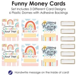 Big Dot Of Happiness Hello Rainbow - DIY Assorted Boho Baby Shower And Birthday Cash Holder Gift - Funny Money Cards - Set Of 6 -Party Planers Store GUEST 6676b883 6a3c 4059 824d 7ea4fecff73b