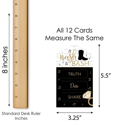 Big Dot Of Happiness Nash Bash - Nashville Bachelorette Party Game Pickle Cards - Truth, Dare, Share Pull Tabs - Set Of 12 5 Big Dot Of Happiness Nash Bash - Nashville Bachelorette Party Game Pickle Cards - Truth, Dare, Share Pull Tabs - Set Of 12 - Image 3