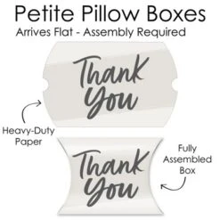 Big Dot Of Happiness Champagne Elegantly Simple - Favor Gift Boxes - Guest Party Favors Petite Pillow Boxes - Set Of 20 -Party Planers Store GUEST 6719befa fa4c 420b a85a 808842a79265