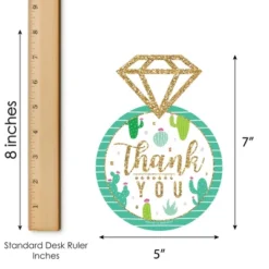 Big Dot Of Happiness Final Fiesta - Shaped Thank You Cards - Last Fiesta Bachelorette Party Thank You Note Cards With Envelopes - Set Of 12 -Party Planers Store GUEST 6778ef90 5df4 4ac6 b82d f26d69787bd1