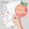 Big Dot Of Happiness Sweet As A Peach - Shaped Fill-In Invitations - Fruit Themed Baby Shower Or Birthday Party Invitation Cards With Envelopes 12 Ct -Party Planers Store GUEST 677e58b7 b86d 4f67 84c2 7938b829108a
