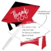 Big Dot Of Happiness Red Grad - Best Is Yet To Come - Shaped Thank You Cards - Red Graduation Party Thank You Note Cards With Envelopes - Set Of 12 -Party Planers Store GUEST 687db27f 3898 44e4 84f7 c16494f3d87e
