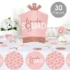 Big Dot Of Happiness Bride Squad - Rose Gold Bridal Shower Or Bachelorette Party Decor And Confetti - Terrific Table Centerpiece Kit - Set Of 30