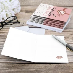 Big Dot Of Happiness Bride Squad - Rose Gold Bridal Shower Or Bachelorette Party Thank You Cards (8 Count) -Party Planers Store GUEST 68f5295a e519 45b2 bb9c 055737f2f576