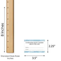 Big Dot Of Happiness Winter Wonderland - How Many Candies Snowflake Holiday Party And Winter Wedding Game - 1 Stand And 40 Cards - Candy Guessing Game -Party Planers Store GUEST 6a2096c9 978b 499e aa0c f8f29fa4d415