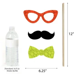 Big Dot Of Happiness Roar Dinosaur - Dino Mite T-Rex Baby Shower Or Birthday Party Photo Booth Props Kit - 20 Count -Party Planers Store GUEST 6a20e366 0065 466d bbac b5820382d6ab