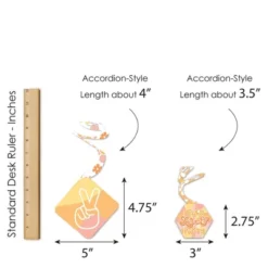 Big Dot Of Happiness Stay Groovy - Boho Hippie Party Hanging Decor - Party Decoration Swirls - Set Of 40 -Party Planers Store GUEST 6b1fe433 a755 46b4 8bf1 8a33774e9bc3