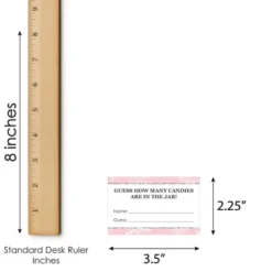 Big Dot Of Happiness Pink Winter Wonderland Holiday Snowflake Birthday Party And Baby Shower Game - 1 Stand And 40 Cards - Candy Guessing Game -Party Planers Store GUEST 6c2c39b0 681c 439d b46c 62be07b2ab40