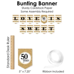 Big Dot Of Happiness We Still Do - 50th Wedding Anniversary - DIY Anniversary Party Love Is Sweet Signs - Snack Bar Decorations Kit - 50 Pieces -Party Planers Store GUEST 6c573579 7c8a 43d0 866a b0b74926fa70