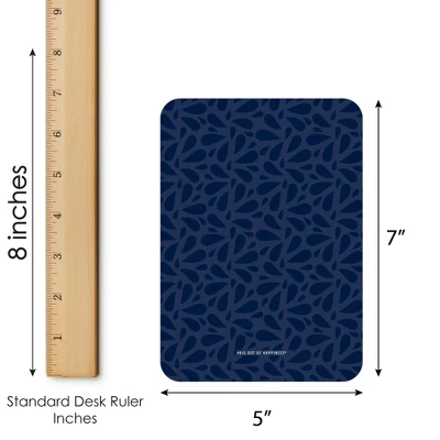 Big Dot Of Happiness Navy Blue Elegantly Simple - Find The Guest Bingo Cards And Markers - Wedding & Bridal Shower Bingo Game Set Of 18 5 Big Dot Of Happiness Navy Blue Elegantly Simple - Find The Guest Bingo Cards And Markers - Wedding & Bridal Shower Bingo Game Set Of 18 - Image 3