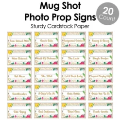 Big Dot Of Happiness Last Luau - Tropical Bachelorette Party And Bridal Shower Mug Shots - Photo Booth Props Kit - 20 Count -Party Planers Store GUEST 6da4bad0 1595 48be b5c8 97679a3a2c49