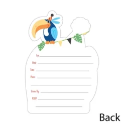 Big Dot Of Happiness Jungle Party Animals - Shaped Fill-in Invites - Safari Zoo Birthday Party Or Baby Shower Invite Cards With Envelopes - Set Of 12 -Party Planers Store GUEST 6f86625f 882d 4180 a433 bf81fcef17d8