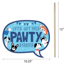 Big Dot Of Happiness Pawty Like A Puppy - Dog Baby Shower Or Birthday Party Photo Booth Props Kit - 20 Count -Party Planers Store GUEST 6fb09941 1cd5 40a5 a2f4 1e2de2ef97be