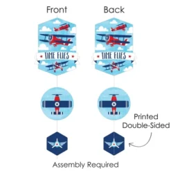 Big Dot Of Happiness Taking Flight - Airplane - Plane Baby Shower Or Birthday Party DIY Dangler Backdrop - Hanging Vertical Decorations - 30 Pieces 12 Big Dot Of Happiness Taking Flight - Airplane - Plane Baby Shower Or Birthday Party DIY Dangler Backdrop - Hanging Vertical Decorations - 30 Pieces -Party Planers Store GUEST 6fe76207 ce48 47ed b720 a8b8c374bb12