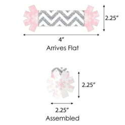 Big Dot Of Happiness Pink Winter Wonderland - Holiday Snowflake Birthday Party And Baby Shower Paper Napkin Holder - Napkin Rings - Set Of 24 13 Big Dot Of Happiness Pink Winter Wonderland - Holiday Snowflake Birthday Party And Baby Shower Paper Napkin Holder - Napkin Rings - Set Of 24 -Party Planers Store GUEST 70a81f06 dcea 4e29 be37 35a2e7e6ee07