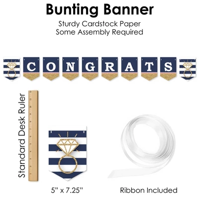 Big Dot Of Happiness Last Sail Before The Veil - Nautical Bachelorette And Bridal Shower Supplies Decoration Kit - Decor Galore Party Pack - 51 Pieces 6 Big Dot Of Happiness Last Sail Before The Veil - Nautical Bachelorette And Bridal Shower Supplies Decoration Kit - Decor Galore Party Pack - 51 Pieces - Image 4