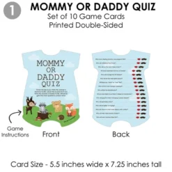 Big Dot Of Happiness Woodland Creatures - 4 Baby Shower Games - 10 Cards Each - Gamerific Bundle -Party Planers Store GUEST 70fe3f96 546d 40cd 80a2 109cce890c43