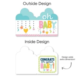 Big Dot Of Happiness Colorful Baby Shower - Baby Shower Giant Greeting Card - Big Shaped Jumborific Card -Party Planers Store GUEST 719a65dc d74e 4dcf aeda 1451709a01e5