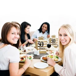 Big Dot Of Happiness We Still Do - 50th Wedding Anniversary - Table Decorations - Anniversary Party Fold And Flare Centerpieces - 10 Count -Party Planers Store GUEST 7281f92f 03a7 4e96 897f 1a178d429daa