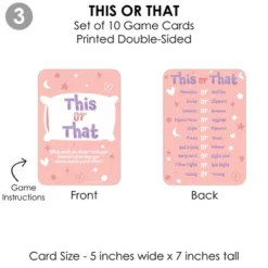 Big Dot Of Happiness Pajama Slumber Party - 4 Girls Sleepover Birthday Party Games - 10 Cards Each - Gamerific Bundle 12 Big Dot Of Happiness Pajama Slumber Party - 4 Girls Sleepover Birthday Party Games - 10 Cards Each - Gamerific Bundle -Party Planers Store GUEST 72fe1067 efb8 4d7e 8831 4ed12ad3fc02