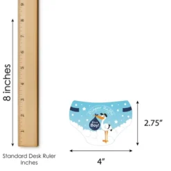 Big Dot Of Happiness Boy Special Delivery - Diaper Shaped Raffle Ticket Inserts - It’s A Boy Stork Baby Shower Activities - Diaper Raffle Game - 24 Ct -Party Planers Store GUEST 73427f45 8863 416b 9e5b 06659b1b722a