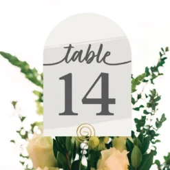 Big Dot Of Happiness Champagne Elegantly Simple - Wedding Receptions, Parties Or Events Double-Sided 5 X 7 Inches Cards - Table Numbers - 1-20 -Party Planers Store GUEST 736a8cb8 2fe7 40c4 87fa 5a54b78eaad3