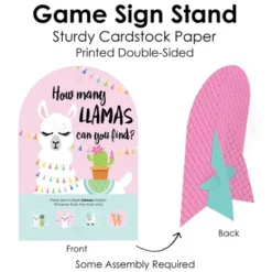 Big Dot Of Happiness Whole Llama Fun - Llama Fiesta Baby Shower Or Birthday Party Scavenger Hunt - 1 Stand And 48 Game Pieces - Hide And Find Game -Party Planers Store GUEST 749eebf2 6909 4b3e bb1d 08cf8892b791