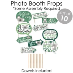 Big Dot Of Happiness Koala Cutie - Banner And Photo Booth Decorations - Bear Birthday Party And Baby Shower Supplies Kit - Doterrific Bundle -Party Planers Store GUEST 74d23a2a 4a55 405c b1d2 ee3cd176f0b0