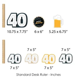 Big Dot Of Happiness Cheers And Beers To 40 Years - 40th Birthday Party Centerpiece Sticks - Showstopper Table Toppers - 35 Pieces 13 Big Dot Of Happiness Cheers And Beers To 40 Years - 40th Birthday Party Centerpiece Sticks - Showstopper Table Toppers - 35 Pieces -Party Planers Store GUEST 75a31c8d 750a 4f16 b6fd 5f3b9c73c808