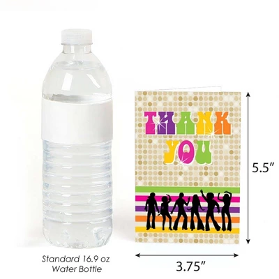 Big Dot Of Happiness 70's Disco - 1970's Disco Fever Party Thank You Cards (8 Count) 4 Big Dot Of Happiness 70's Disco - 1970's Disco Fever Party Thank You Cards (8 Count) - Image 2