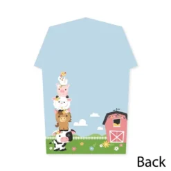 Big Dot Of Happiness Girl Farm Animals - Shaped Thank You Cards Pink Barnyard Baby Shower Or Birthday Party Thank You Note Cards With Envelopes 12 Ct -Party Planers Store GUEST 7706a9bf 0f01 4c50 85bb 823f14cfbe74