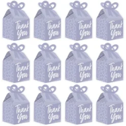 Big Dot Of Happiness Purple Elegantly Simple - Square Favor Gift Boxes - Guest Party Favors Bow Boxes - Set Of 12 -Party Planers Store GUEST 780f4bc9 9bbb 4d69 81e5 8881477bb1db