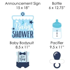 Big Dot Of Happiness It's A Boy - Yard Sign And Outdoor Lawn Decorations - Blue Baby Shower Yard Signs - Set Of 8 -Party Planers Store GUEST 78cbf093 9ed4 429c be4a 123f651ea948