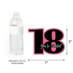 Big Dot Of Happiness Chic 18th Birthday - Pink, Black And Gold - Shaped Fill-in Invites - Birthday Party Invitation Cards With Envelopes - Set Of 12 10 Big Dot Of Happiness Chic 18th Birthday - Pink, Black And Gold - Shaped Fill-in Invites - Birthday Party Invitation Cards With Envelopes - Set Of 12 -Party Planers Store GUEST 78fa73c1 2e1f 4eec b862 13484c6e2125